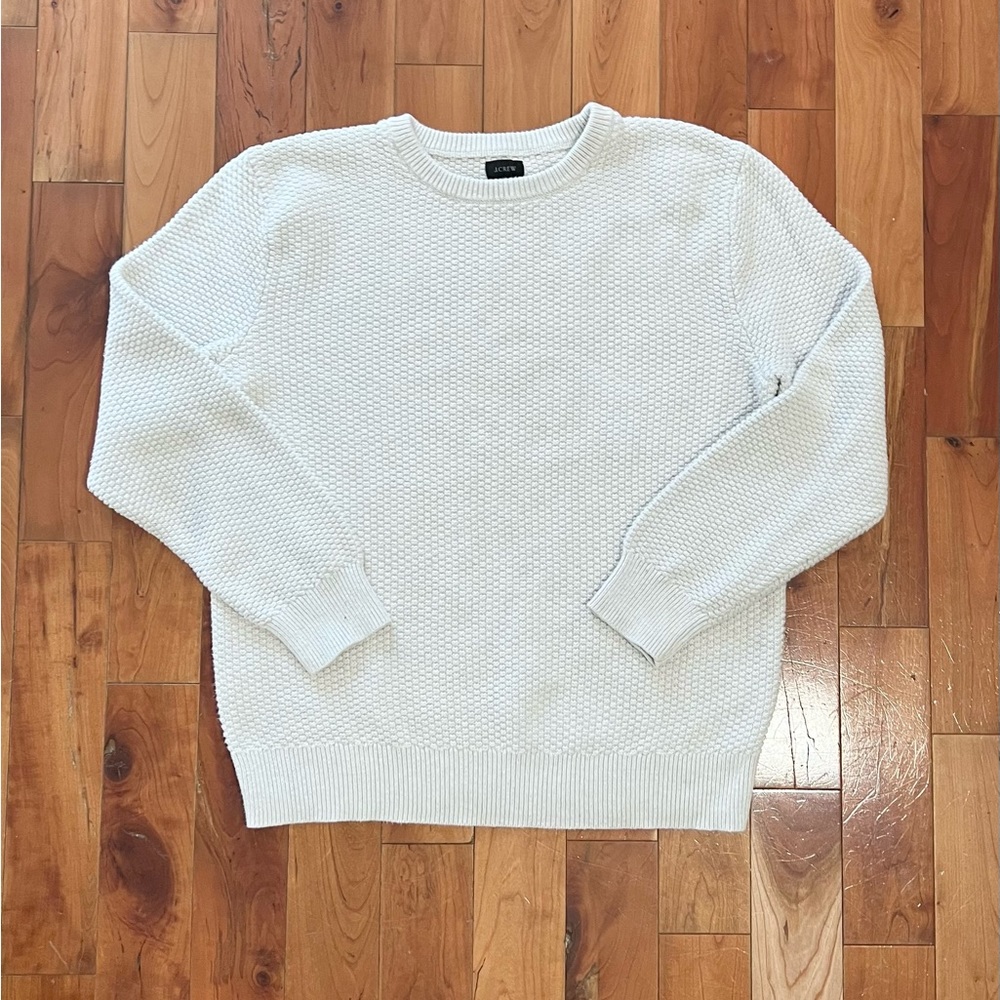 J. Crew Textured Crewneck Sweater